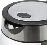 Amazon Basics Electric Kettle with Glass Carafe for Tea and Coffee, BPA-Free, Fast Boiling, Auto Shut-Off, 1.7 Liter, 1500W, Black and Silver - Image 4