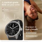 WITHINGS ScanWatch 2 - Hybrid Smart Watch, Heart Rate Monitoring, Fitness Tracker, Cycle Tracker, Sleep Monitoring, GPS Tracker, 30-Day Battery Life, Android & Apple Compatible, HSA/FSA - Image 4