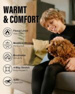 Rolimaka Boys' Thermal Underwear Set Youth kids Fleece Lined Leggings Pants Compression Long Johns Base Layer Top and Bottom - Image 2