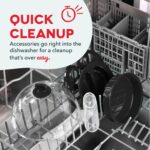 Dash Rapid Egg Cooker - Boiler, Poacher & Steamer - Includes Measuring & Recipe Guide - Dishwasher Safe - BPA Free - Holds 7 Eggs, Black - Image 6