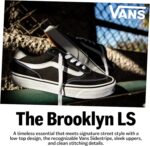 Vans Womens Brooklyn Ls Shoe | Low-top Sneakers for Everyday Wear, Walking, Work & Fashion - Image 7