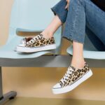 hash bubbie White Sneakers for Women Low Top Canvas Shoes Womens Canvas Sneakers Women's Fashion Sneakers Slip on Casual Tennis Shoes - Image 8