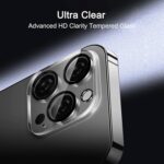 Ailun 3 Pack Privacy Screen Protector for iPhone 16 Pro Max [6.9 inch]+ 3 Pack Camera Lens Protector,Dynamic Island Compatible,Anti Spy Tempered Glass[9H Hardness][Not for iPhone 16e/16/16Pro/16Plus] - Image 5