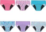 Suggest a better title and return a single title only without any other comments: Hanes Toddler Girls' Potty Trainer Brief, Moisture-Wicking Panty, Odor Protection Potty Trainer Underwear, 6-Pack