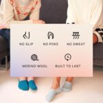 Suggest a better title and return a single title only without any other comments: ONDO Merino Wool No Show Socks - Invisible in Athletic Shoes - Breathable, No-Slip - 4 Pack - Image 3