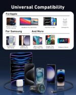 USB C Car Charger, 3-Port 67W Dual USB-C & USB-A Car Power Adapter PD/QC Fast Charging Cigarette Lighter for iPhone 17/16/15/14/13/12/11 Pro Max, iPad, Samsung Galaxy S25 S24/S23/S22, Pixel, Android - Image 7