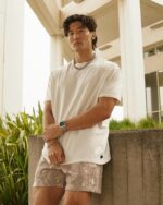 BOOMLEMON Mens Mesh Graphic Print Shorts Fashion Designer Workout Shorts Retro Casual Cool Streetwear Short Pants - Image 5