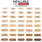 Suggest a better title and return a single title only without any other comments: L'Oreal Paris Makeup Infallible Up to 32 Hour Fresh Wear Lightweight Foundation, 410 Ivory, 1 Fl Oz, Packaging May Vary - Image 6