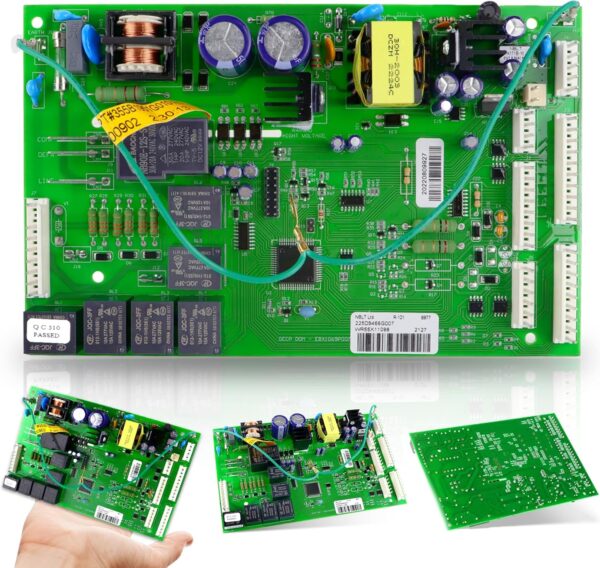 WR55X11098 Refrigerator Electronic Control Board, Compatible with ge PGCS1RKZJSS, PSQS6YGZBESS, PFSS5RKZASS, PFCF1RKZABB,PGS25KSEAFSS, PFSF5RKZCBB,ETC. Replace WR55X11076, WR55X11077, WR55X11097, ETC