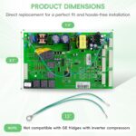 WR55X11098 Refrigerator Electronic Control Board, Compatible with ge PGCS1RKZJSS, PSQS6YGZBESS, PFSS5RKZASS, PFCF1RKZABB,PGS25KSEAFSS, PFSF5RKZCBB,ETC. Replace WR55X11076, WR55X11077, WR55X11097, ETC - Image 2
