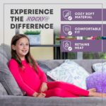 Suggest a better title and return a single title only without any other comments: Rocky Thermal Underwear for Kids, Girls Thermals Long Johns Underwear, Base Layer for Cold weather/skiing - Image 6