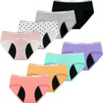 Suggest a better title and return a single title only without any other comments: Teens Girls Period Underwear Kids Period Panties Menstrual Leakproof Protective Underwear for Teens Cotton Briefs