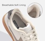 LUCKY STEP Women's Retro Fashion Sneakers Classic Casual Walking Shoes Non Slip Comfort Skate Shoes - Image 5