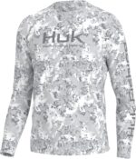 HUK Men's Pursuit Vented Long Sleeve Fishing Shirt (+30 UPF)
