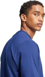 Adidas Mens Essentials Linear Single Jersey T-Shirt - Image 8