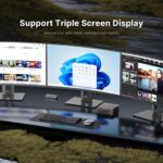 BOSGAME P4 Dual LAN Mini PC Ryzen 7 5700U 16GB DDR4 RAM 512GB SSD, 11 Pro Desktop Computers, Triple 4K Displays, Support PS3 Emulator, WiFi 6E, BT5.2 - Image 8