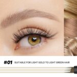 2 Pack Eyebrow Pen, Waterproof Microblading Eyebrow Pencil, 4 Tip Precise Eye Brow Makeup Pen for Women to Effortlessly Create Hair Like Natural Brows, Non Dry Out and Last All Day (Light Brown) - Image 4