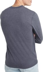 Hanes Originals Men's Tri-Blend Long Sleeve Henley T-Shirt, Lightweight Long Sleeve Tee - Image 2