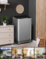 Portable Washing Machine - Compact 2.0 Cu.ft Portable Washer, Full-Automatic Top Loader for Space Saving, Ideal for Apartments, Homes, and Dorms, 10 Wash Cycles, Low Noise, IPX4 with Drain Pump - Image 8