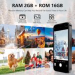 BLKE Mini Phone 3.0" HD Touch Screen Mini Smartphone World's Smallest Unlocked Android Compact Mobile Phone for Students Cell Phone App Download WiFi GPS Face lD 2GB+16GB Orange - Image 6