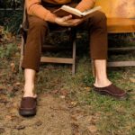 Zigzagger Men's Slip On Moccasin Slippers, Indoor/Outdoor Warm Fuzzy Comfy House Shoes, Fluffy Wide Loafer Slippers - Image 2