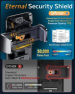 Qifutan Dash Mounted Holders Phone Holders for Your Car Phone Mount for Car Windshield Dashboard Air Vent Universal Desk Mounts Hands Free Automobile Cell Phone Holder Fit for iPhone Smartphone - Image 8