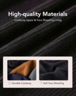 VeraCosy Men's Moccasin Slippers Comfy Soft Durable Slip-on Indoor Memory Foam House Shoes - Image 4