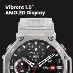 Amazfit T-Rex 3 Rugged/Military Smart Watch 48mm, GPS (with Privacy), Offline Maps, Long Battery Life,328 Feet Water-Resistant, 170 Fitness/Sport Modes, AI, Voice Control, for Android or iPhone, Black - Image 6