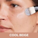 Suggest a better title and return a single title only without any other comments: No7 Restore & Renew Multi Action Serum Foundation - Cool Beige - Liquid Foundation Makeup with Vitamin C, Vitamin E & Collagen for Face - Beauty Skin Serum Formula with Medium Coverage (30ml) - Image 2