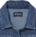 Suggest a better title and return a single title only without any other comments: The Children's Place Girls' Basic Denim Jacket - Image 2