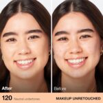 Suggest a better title and return a single title only without any other comments: Maybelline Fit Me Dewy + Smooth Liquid Foundation Makeup, Classic Ivory, 1 Count (Packaging May Vary) - Image 3