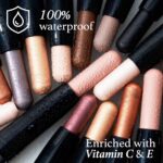 Julep Eyeshadow 101 Crème-to-Powder Waterproof Eyeshadow Stick Duo – Long-Lasting, Crease-Proof, Easy Apply with Built-in Smudger - Champagne Shimmer and Pearl Shimmer - Image 5