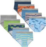 Hanes Boys' Brief Underwear, Cotton Underwear for Boys, No Ride-Up Briefs, 6 and 10 Packs