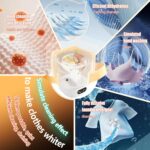 5.0 New Upgraded Portable Washing Machine 16L Mini Foldable Washer [SGS certified German high-efficiency motor] [Hidden UV-C cleaning]Foldable Design Ideal for Hotel, Home, Apartment and Campain - Image 8