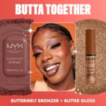 NYX PROFESSIONAL MAKEUP Butter Gloss Bling Lip Gloss, Non Sticky and Shiny Vegan Lip Makeup - Bring The Bling - Image 6