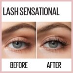 Maybelline Lash Sensational Washable Mascara, Lengthening and Volumizing for a Full Fan Effect, Blackest Black, 1 Count - Image 3