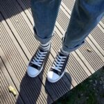 ZGR Womens White Tennis Shoes for Women,Lace up Canvas Sneakers,Casual Walking Canvas Shoes - Image 2