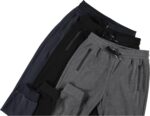 PURE CHAMP Mens 3 Pack Fleece Active Athletic Workout Jogger Sweatpants for Men with Zipper Pocket and Drawstring Size S-3XL - Image 4