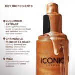 Suggest a better title and return a single title only without any other comments: ICONIC LONDON Prep-Set-Glow | Hydrating + Setting + Glowing Spray, 3-in-1 Formula for a Dewy, Radiant Finish - Image 2