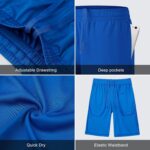 MLYENX 5 Pack Boys Athletic Shorts Active Performance Youth Kids Basketball Shorts Quick Dry with Elastic Waist Pockets - Image 5