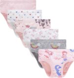 Family Feeling Little Girl Underwear Toddler Panties Big Kids Undies Soft 100% Cotton