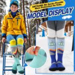 ANTSANG 3 Pairs Kids Merino Wool Ski Socks Boys Girls Thermal Thick Warm Winter Cozy Socks for Skiing Snowboarding - Image 7