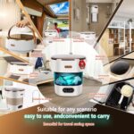 5.0 New Upgraded Portable Washing Machine 16L Mini Foldable Washer [SGS certified German high-efficiency motor] [Hidden UV-C cleaning]Foldable Design Ideal for Hotel, Home, Apartment and Campain - Image 9