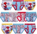 Spiderman boys Toddler Spiderman and Superhero Friends 100% Combed Cotton Underwear Multipacks With Iron Man, Hulk & More