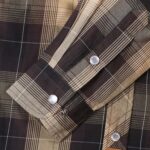 Dubinik Pearl Snap Shirts for Men - Long Sleeve Western Vintage Plaid Shirts - Image 3
