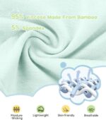 Suggest a better title and return a single title only without any other comments: BAMBOO COOL Girls Underwear Breathable Moisture-Wicking 6-14Y Panties Lightweight Soft Sensory Friendly Briefs 6 Pack - Image 2