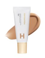 Suggest a better title and return a single title only without any other comments: Hourglass Veil Hydrating Skin Tint, Dewy Tinted Moisturizer, Makeup and Skincare Benefits, Lightweight, Buildable Coverage, Vegan, Cruelty-Free Hourglass Skin Tint for Radiant, Natural Glow