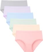 Suggest a better title and return a single title only without any other comments: BAMBOO COOL Girls Underwear Breathable Moisture-Wicking 6-14Y Panties Lightweight Soft Sensory Friendly Briefs 6 Pack