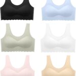 Suggest a better title and return a single title only without any other comments: Demifill Teen Girls Seamless Sports Bra Tagless No Show Training Bra with Removable Padding Bras for Teens Multipack