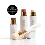 Suggest a better title and return a single title only without any other comments: Ogee Face Stick Radiant Collection Trio - Contour Stick Makeup Collection - Certified Organic Contour Palette - Includes Bronzer Stick, Blush Stick & Highlighter Stick - Image 9
